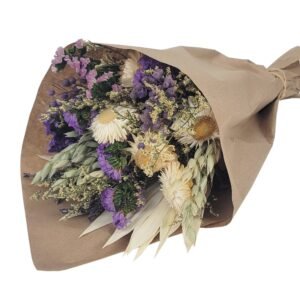 Purple Strawflower Friendship Floral Bouquet