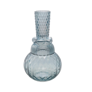 Embossed Glass Vase