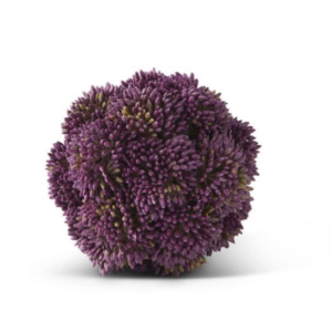 4" Purple Sedum Ball