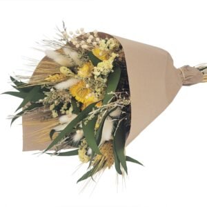 Yellow Strawflower Joy Floral Bouquet